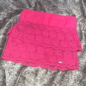 Hollister pink mini skirt XS